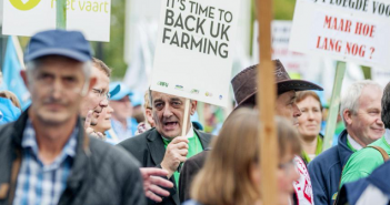 Critical time for British agriculture says NFU NFU protest