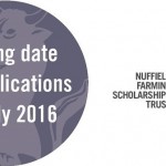 Final call for Nuffield applicants Nuffield deadline 2016