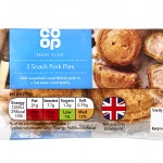 Co-op extends British meat sourcing pledge to frozen as well as fresh Co-op 2 Snack Pork Pies
