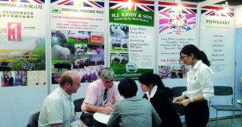 Protect our native breeds to deliver on taste and litter size The British stand proved popular at VIV Asia