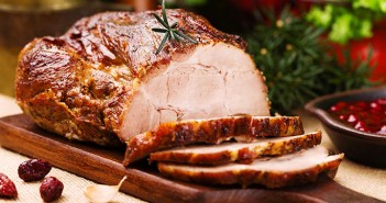 GB pork sales suffering Roast pork with cranberry dip, basil, coriander and rosemary.