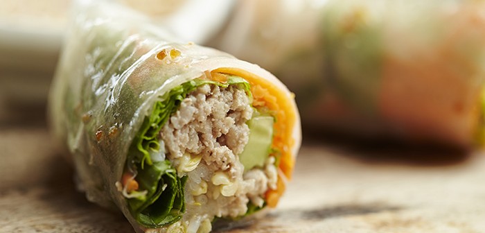 Takeaway resurgence puts pork sales back in growth Vietnamese pork fresh spring rolls