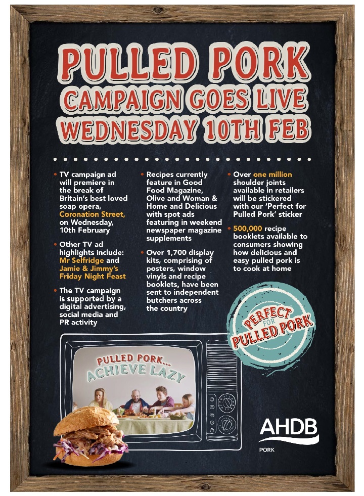 One million shoulder joints ready for Pulled Pork launch Pig World