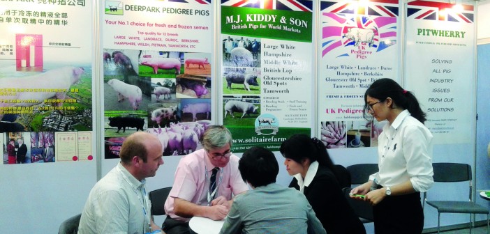 The British stand proved popular at VIV Asia