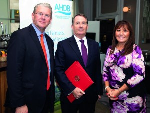 AHDB chair Sir Peter Kendall, LF, AHDB chief exec Jane King