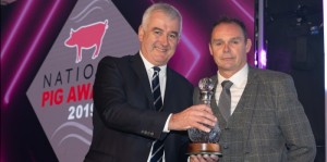 Mr Lister received the 2019 David Black Award from AHDB chairman Mike Sheldon