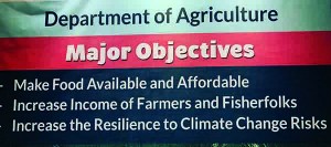 Philippines Department of Agriculture objectives