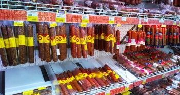 Russia set to become one of the world’s largest pork exporters, despite record-breaking ASF toll St.,Petersburg,,Russia,-,April,18,,2021:,Sausage,,Salami,,Lunch