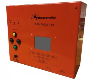 A prototype version of Roboscientific's Early Disease Detection Farm Monitor