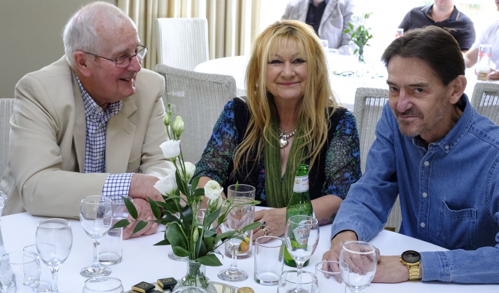 Warkup consultant Nick MacIvor with Sue and Marc Nicholson