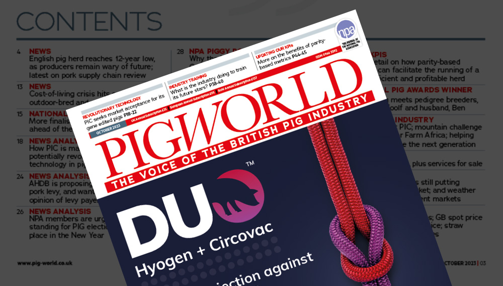 Pig World – October 2023 Pig World - October 2023