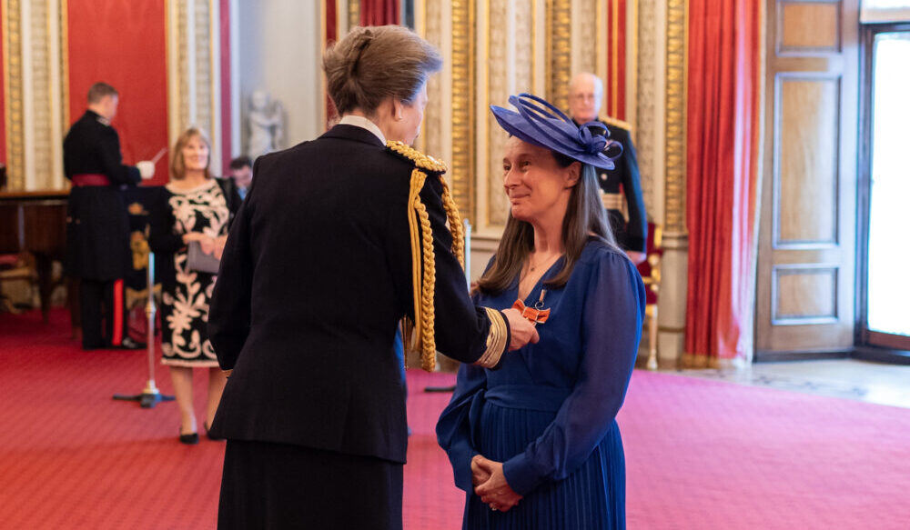Former NPA leader government Zoe Davies receives OBE at Buckingham Palace
