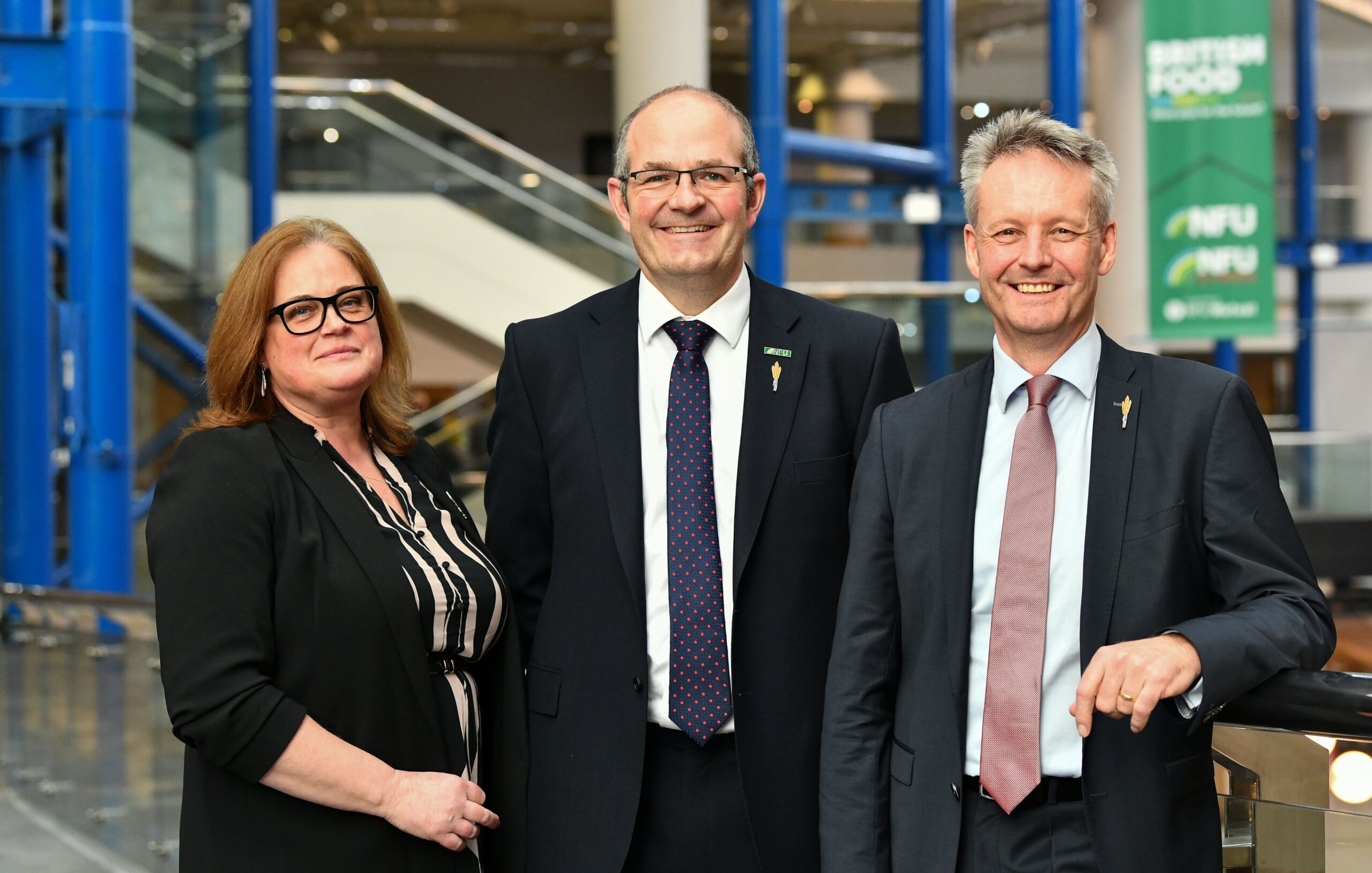 Tom Bradshaw showed as new NFU president, as officeholder staff elected